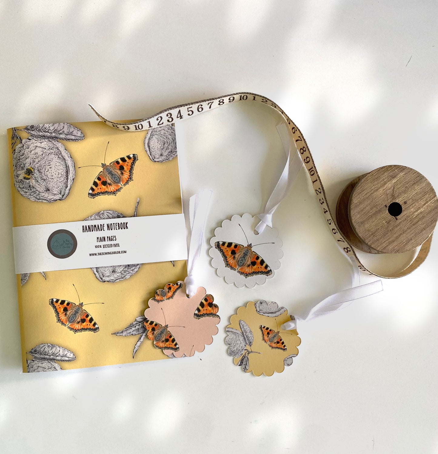 LEMON and BUTTERFLY Gift Tags