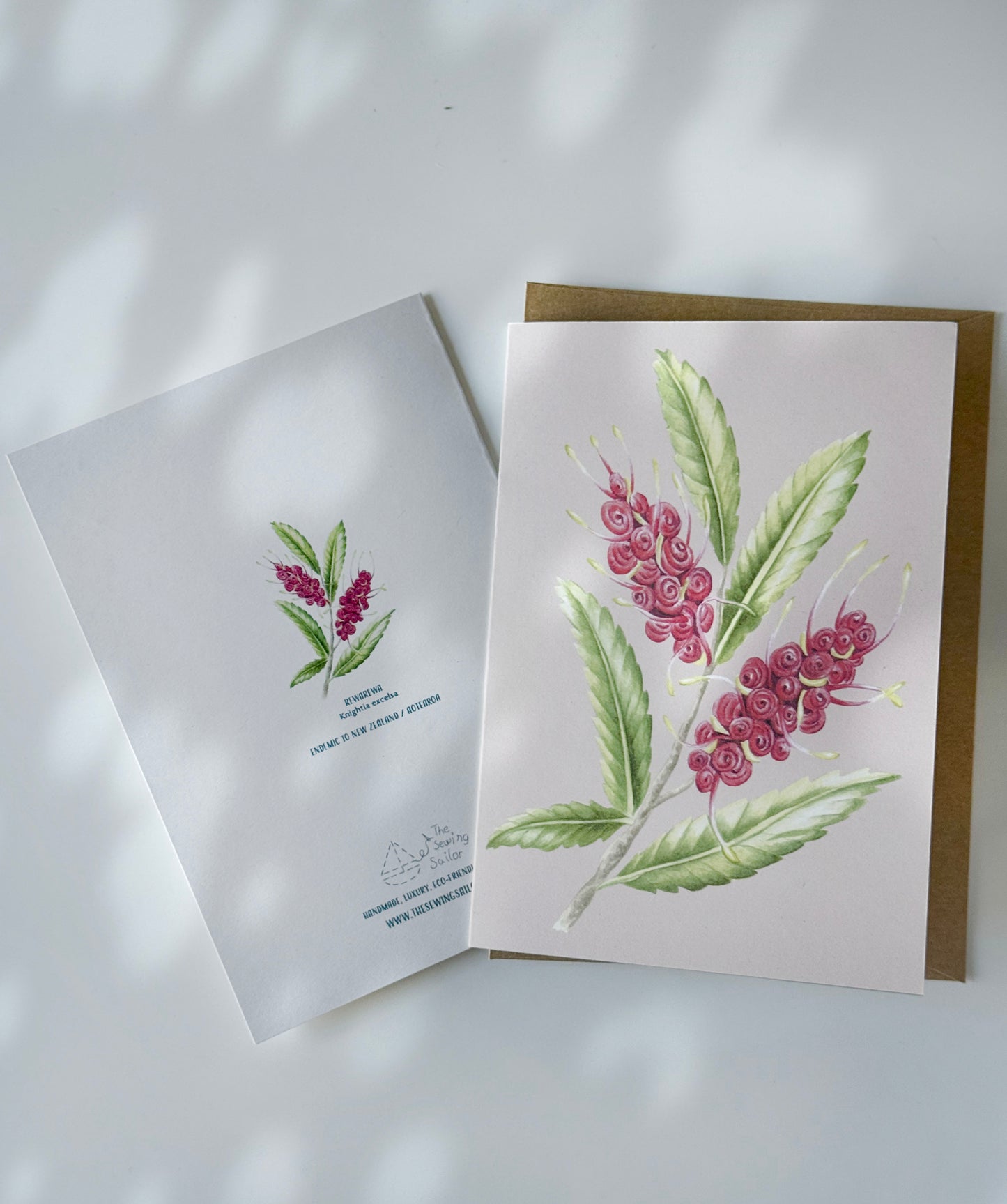 NEW ZEALAND NATIVE PLANTS greeting cards