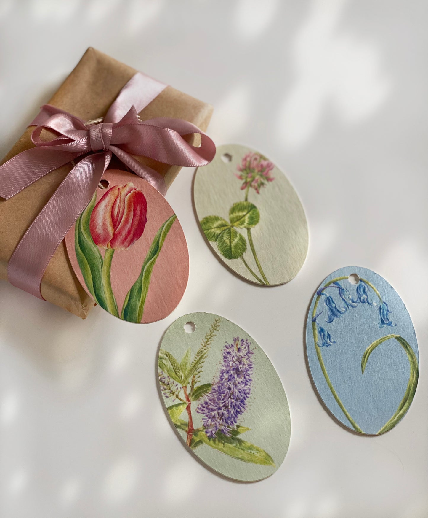 SPRING FLOWERS Gift Tags