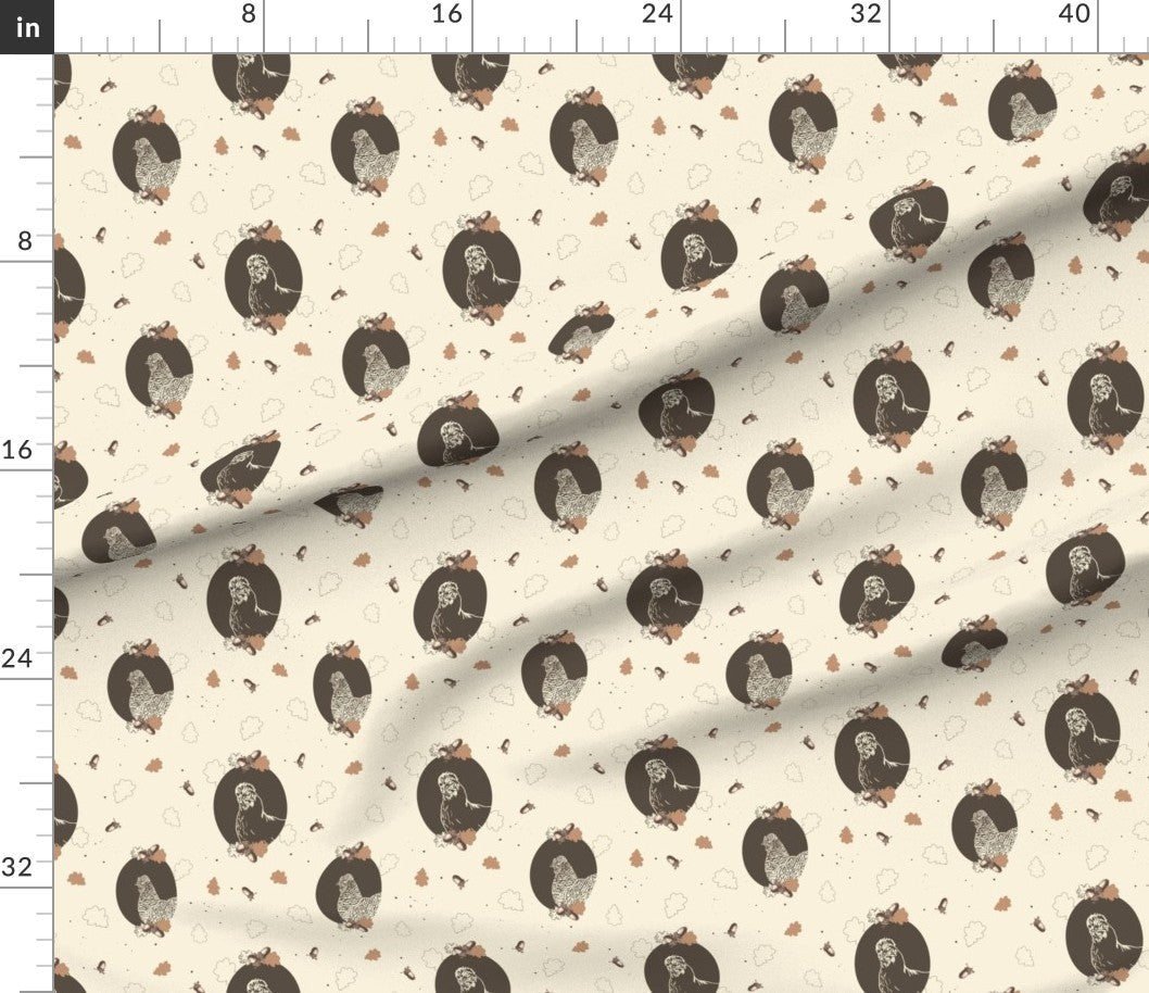 "THE 3 CHICKENS FARM" FARMSTEAD COTTAGE QUILTING FABRIC COLLECTION