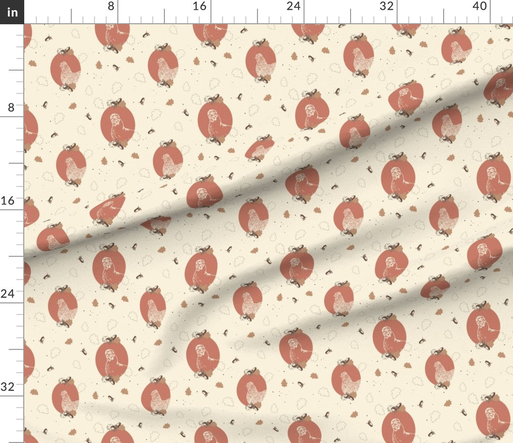 "THE 3 CHICKENS FARM" FARMSTEAD COTTAGE QUILTING FABRIC COLLECTION