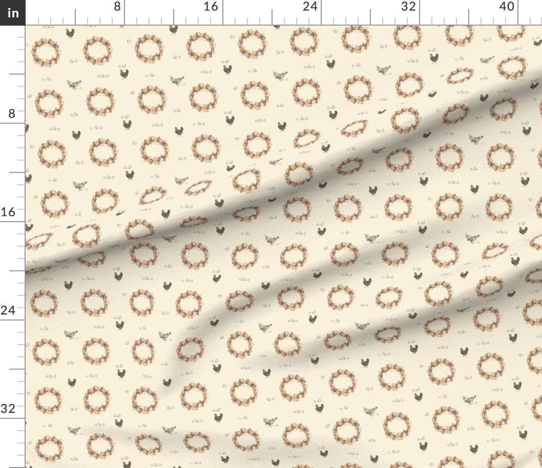 "THE 3 CHICKENS FARM" FARMSTEAD COTTAGE QUILTING FABRIC COLLECTION