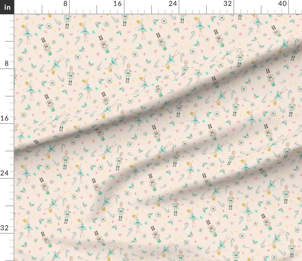 "CHRISTMAS CANDY CANE" CLASSIC STORYBOOK QUILTING FABRIC COLLECTION
