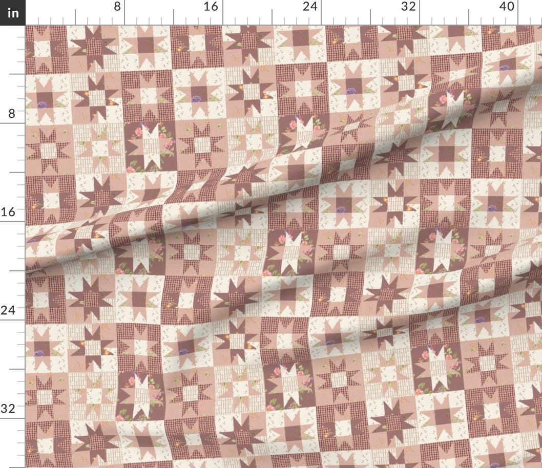 "THE STITCHGARDEN COTTAGE" COTTAGECORE QUILTING FABRIC COLLECTION
