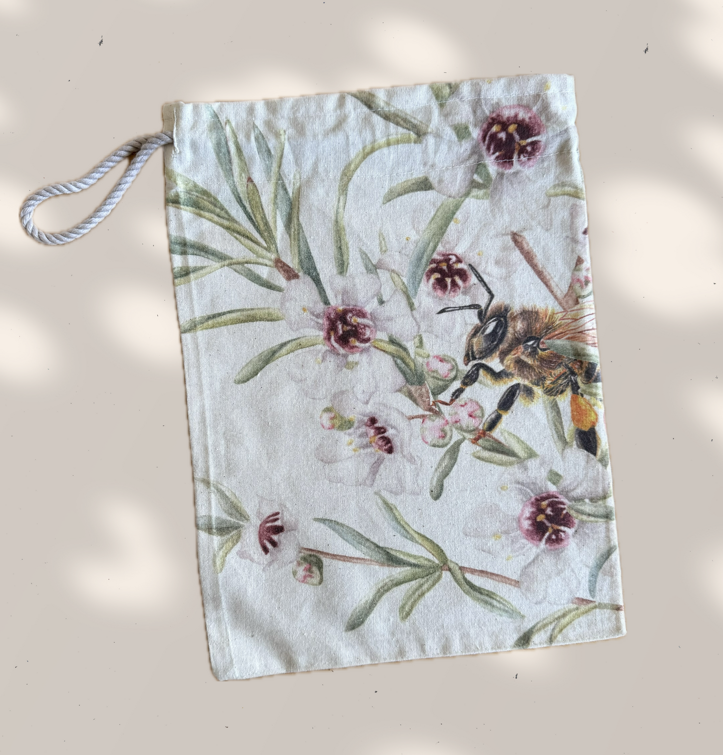NEW ZEALAND BIRDS 100% COTTON LAUNDRY BAG