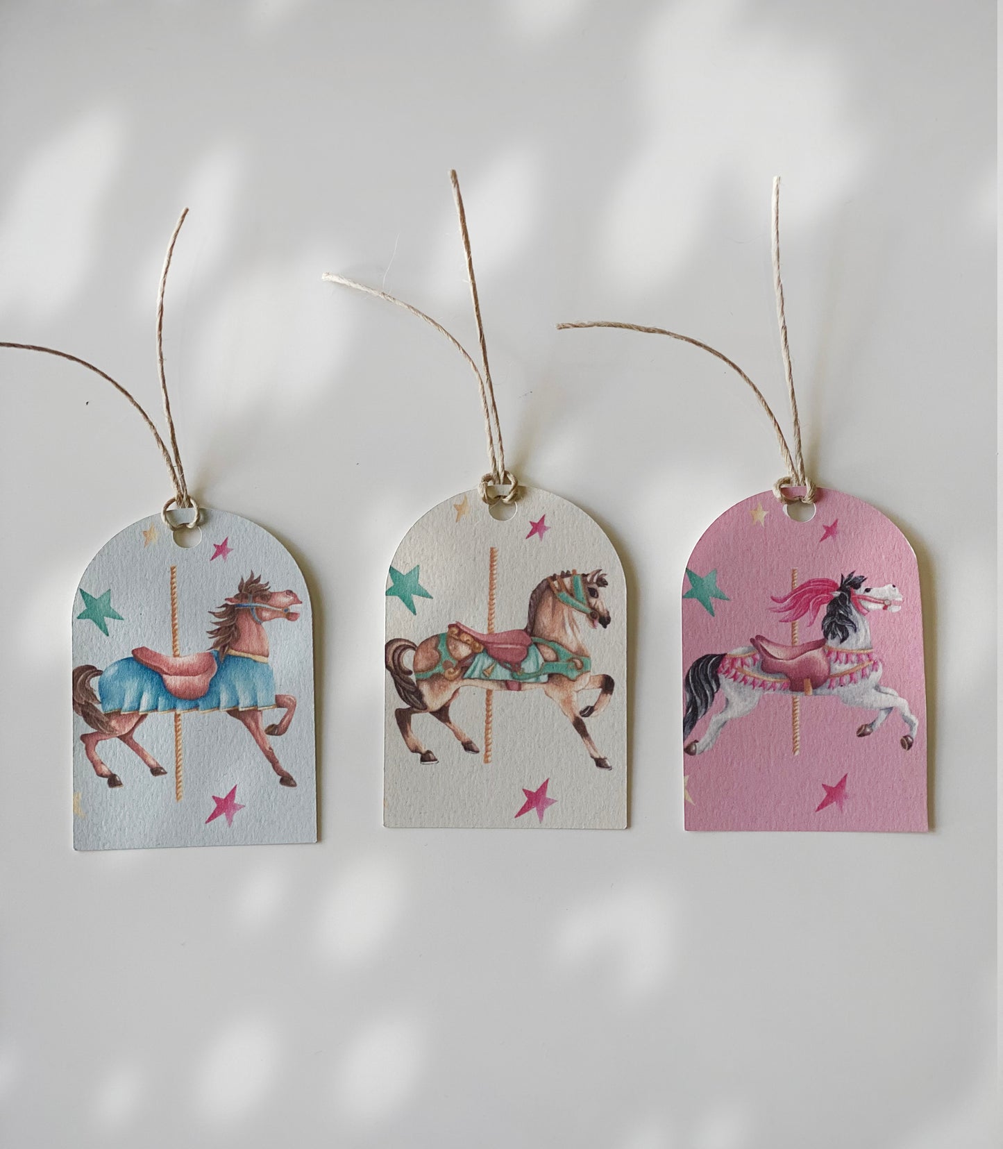 HORSE CAROUSEL Gift tags