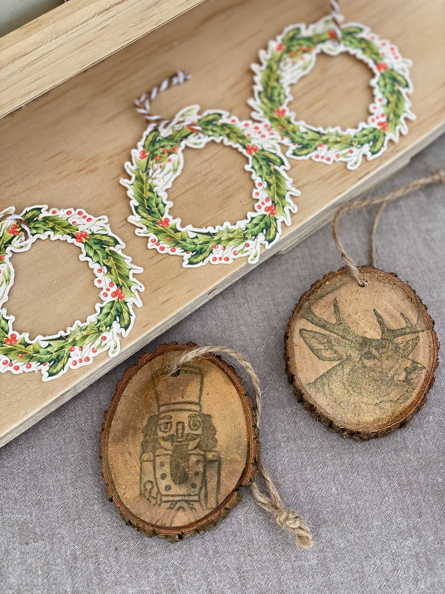 X-MAS WREATH Gift Tags