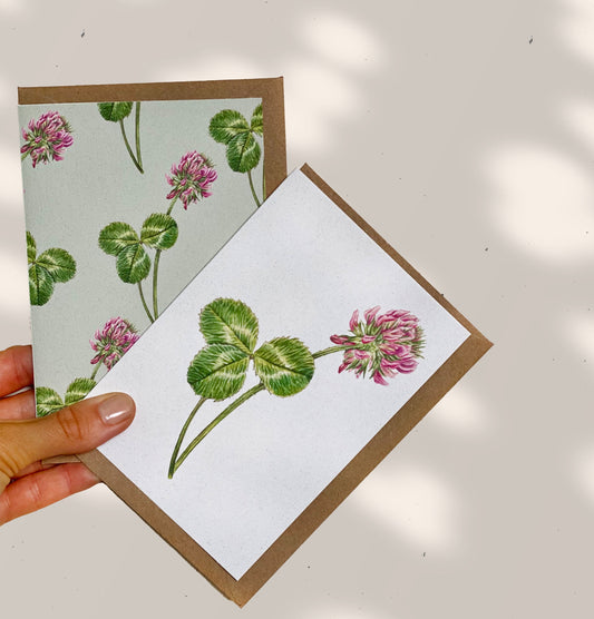 RED CLOVER greeting cards
