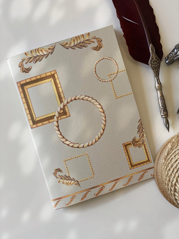 Antique Frames Notebook | Vintage Watercolour Art Cover – the-sewing-sailor