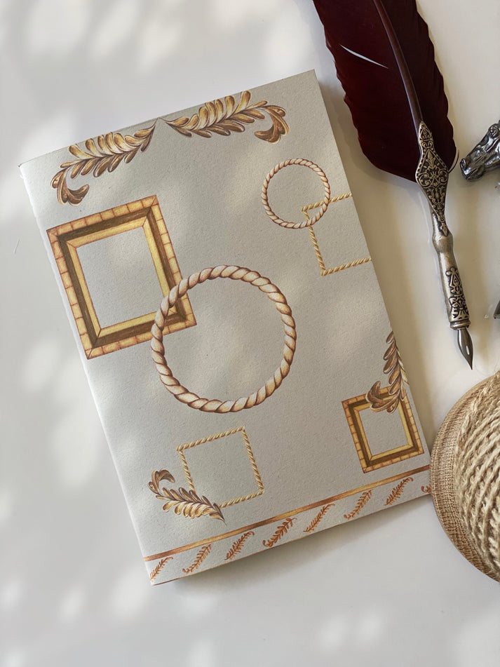 Antique Frames Notebook | Vintage Watercolour Art Cover – the-sewing-sailor