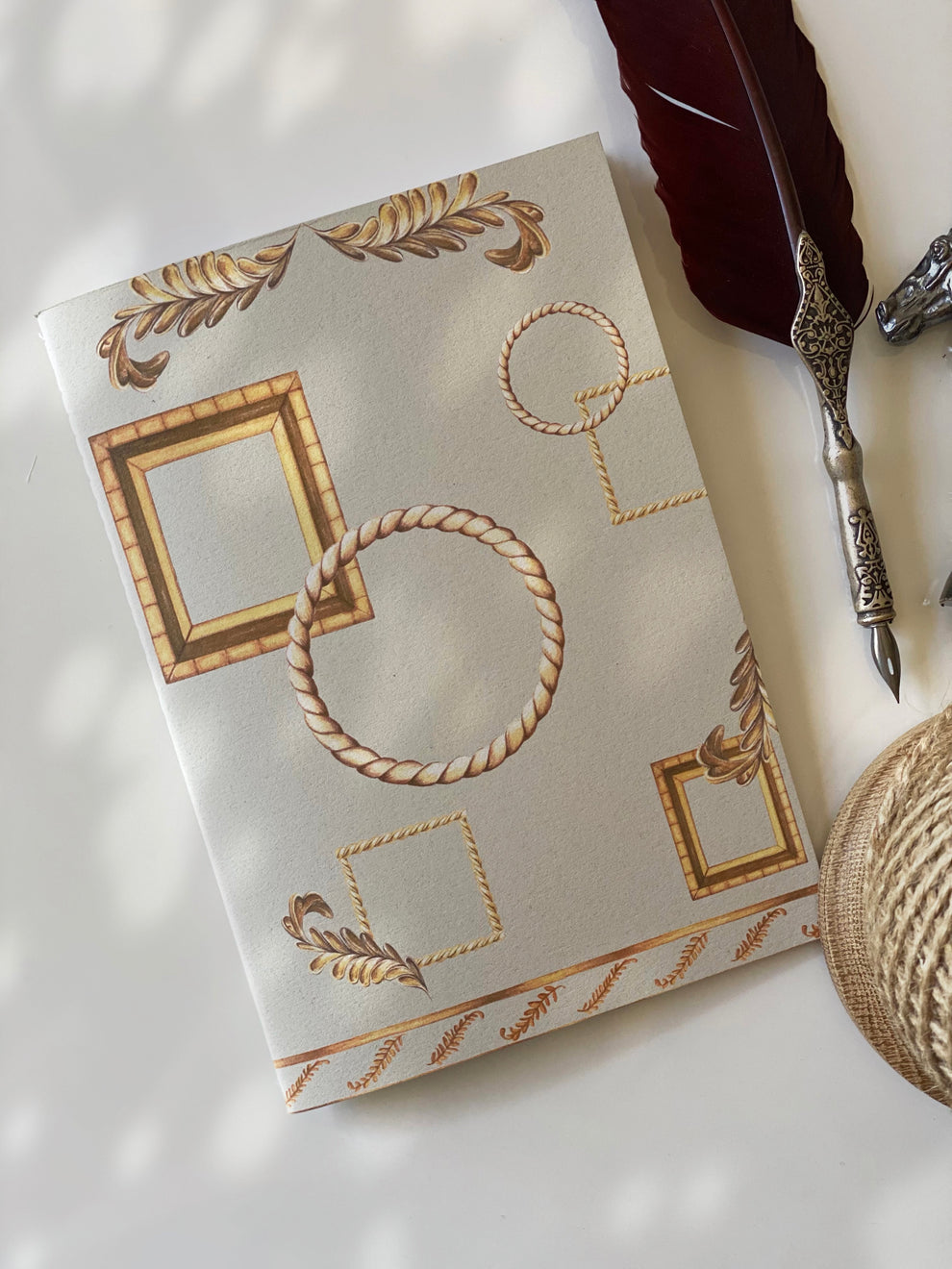 Antique Frames Notebook | Vintage Watercolour Art Cover – the-sewing-sailor